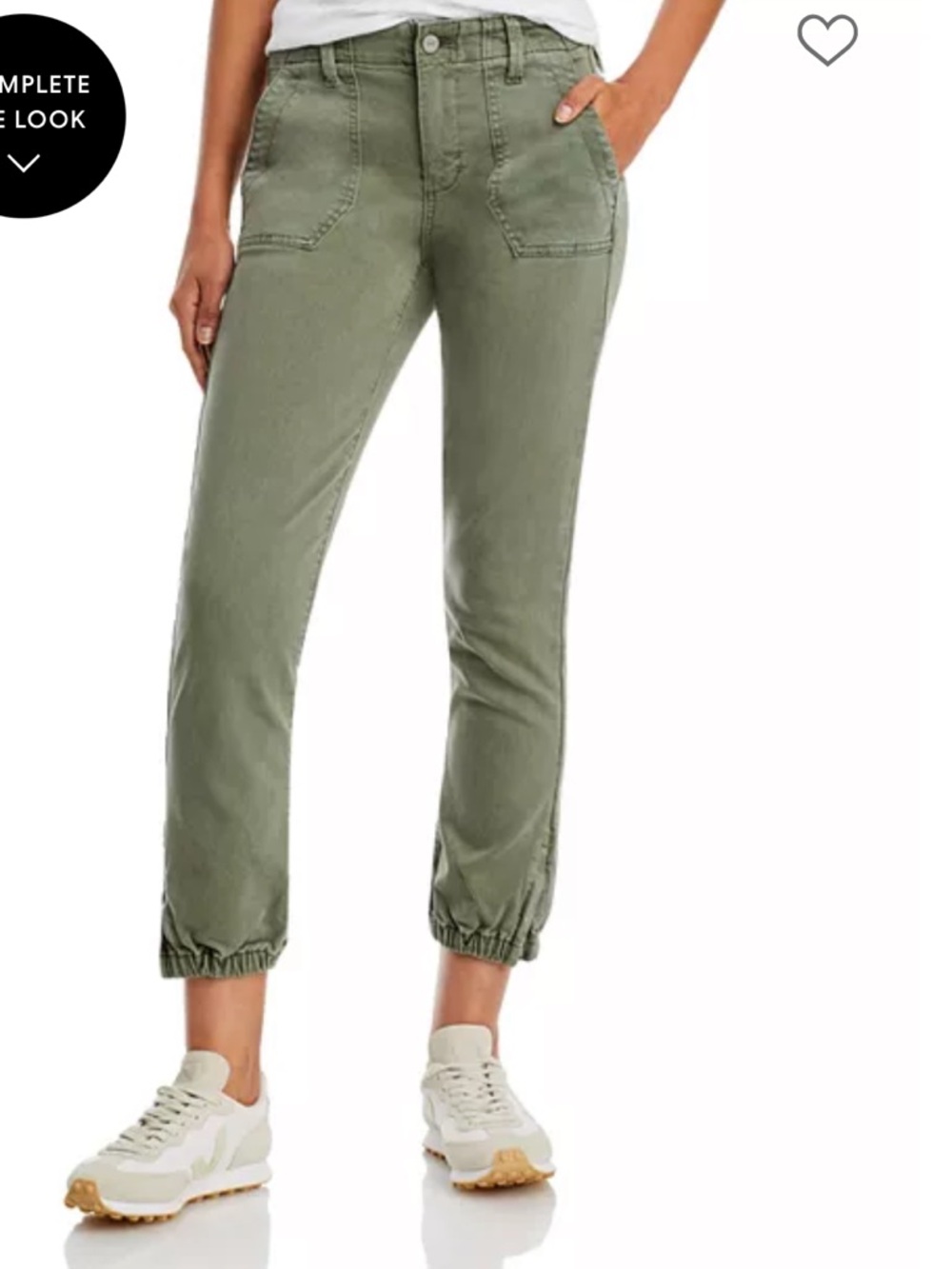 Paige denim Mayslie jogger vintage green sz27 NWT